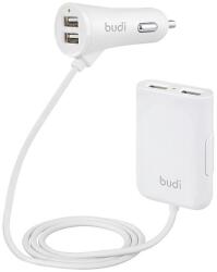 budi - 4 USB autós töltő 2 USB port az autó hátuljához használható (BD068W)