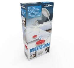 Grundig - Összecsukható LED irodai lámpa 15 cm narancs (8711252032290ORANGE)