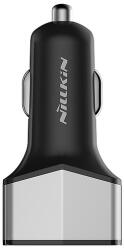 Nillkin Celerity autós töltő - 2x USB-A + 1x USB-C, 32 W ezüst (32W-SL)