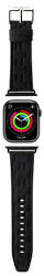 Karl Lagerfeld Saffiano Monogram - Apple Watch szíj 38/40/41 mm fekete (KLAWMSAKLHPK)