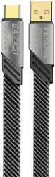 Wekome WDC-190 Mecha Series - USB-A-USB-C gyorstöltő csatlakozókábel, 1 m-es halványodás (WK-WDC-190_02_TARNISH)