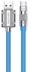 Wekome WDC-186 Wingle Series - USB-A-USB-C gyorstöltő csatlakozókábel, 1 m kék (WK-WDC-186_02_BLUE)