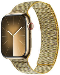 Crong Melange - Mágneses szíj az Apple Watchhoz 38/40/41/42 mm sárga melange (CRG-40MEL-YEL)