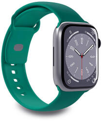 Puro ICON - Elasztikus szíj Apple Watchhoz 42/44/45/49 mm S/M & M/L Jade (PUICNAW44DKGRN)