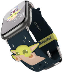 MobyFox Star Wars - Apple Watch 38/40/41/42/44/45/49 mm-es szíj A mandalori Grogu a Force 3D-t használva (APSTLCF022TMND3012X003)
