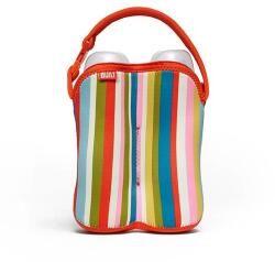 Built Bottle Buddy két palack táska tartóval Baby Pink Stripe (BBY-BBD2-BPS)