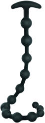 Black Velvets - dildo anal cu mărgele (negru) (50039540000) Dildo