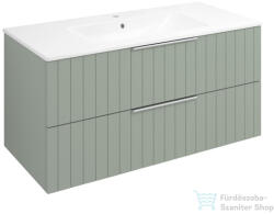 SAPHO CIRASA Mosdótartó szekrény, 2 fiókkal, 99, 8x52x46cm, verde strip (CR100-4444S) (CR100-4444S) - furdoszoba-szaniter