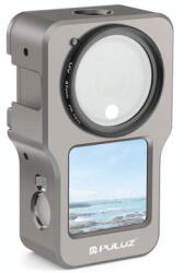 PULUZ PU539TS PULUZ CNC alumíniumötvözet ketrec DJI Action 2-höz (titán szín) (PU539TS)