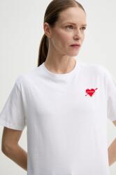 The Kooples pamut póló női, fehér, FTSC30036K - fehér 36