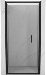 Mexen Exo, nyitható összecsukható ajtó 100x200 cm, 6 mm átlátszó üveg, fekete profil, 816-100-000-70-00 (816-100-000-70-00)