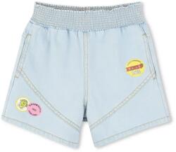 Kenzo kids gyerek farmer rövidnadrág nyomott mintás, K61039 - kék 114