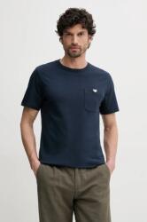 Barbour pamut póló Tothill Tailored Fit T-Shirt sötétkék, férfi, sima, MTS1419 - sötétkék M