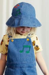 Mini Rodini gyerek pamut sapka Note pamut, 2526510360 - kék 44/46