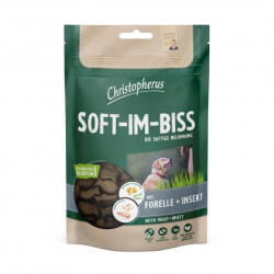 Christopherus Soft-Im-Biss pisztráng és rovarfehérje jutalomfalat kutyáknak 125g
