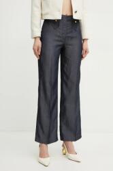 Marciano by Guess nadrág NAOMI női, magas derekú széles, 5GGB27 7295A - kék 34