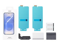 Samsung Galaxy S25 Plus SM-S936, Kijelzővédő fólia (az íves részre nem hajlik rá! ), Clear Prémium, gyári, 2 db / csomag