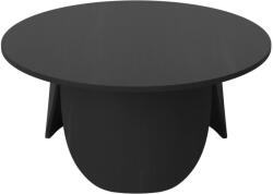 BOLIA Fekete tölgy alacsony dohányzóasztal Peyote 80 cm (03-116-05_6788588)