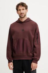 Adidas felső City Escape piros, férfi, sima, kapucnis, JF3278 - piros XL