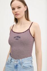 Superdry top bordó, W6012036A-E9I - burgundia XL