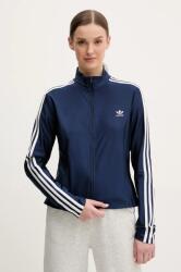 Adidas felső 3-Stripes sötétkék, női, nyomott mintás, JD5023 - sötétkék S