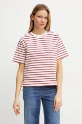 Weekend Max Mara pamut póló női, piros, 2515941042600 - piros M