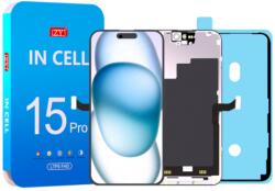 Apple iPhone 15 Pro Max, LCD kijelző érintőplexivel + ragasztó (LTPS ZY COF FHD1080P IC CSERE TÁMOGATÁSSAL), fekete - extremepoint - 20 990 Ft