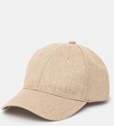 Calvin Klein baseball sapka bézs, sima, K50K512978 - bézs Univerzális méret