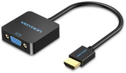 Vention HDMI -> VGA, 0, 15m, (+ Micro USB/F & Audio Port, fekete), konverter (42161) - digital24