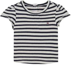 Tommy Hilfiger újszülött póló sötétkék, mintás, KN0KN02032 - sötétkék 86