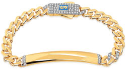 Heratis Forever Gyerek Monaco Chain Classic Plain Pavé lock karkötő 5mm kék részecskével IZ31485N