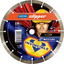 Norton Clipper Universal Laser MR INVINCIBLE CLP gyémánt vágókorong Ø230x22, 23 mm (CT433512)