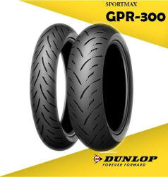 Dunlop Sportmax GPR300 120/70R17+180/55R17 Páros akció 58/73W/W Első/Hátsó TL