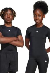 Adidas gyerek póló fekete, nyomott mintás, JJ5047 - fekete 176