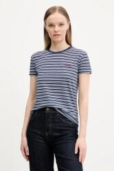 Superdry pamut póló női, sötétkék, W1011640A-2JL - sötétkék L