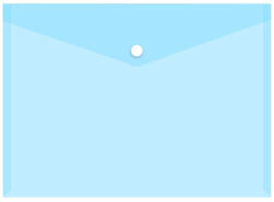 Icarus Irattartó tasak A4, PP patentos transzparens kék Icarus (53367) - cartridge