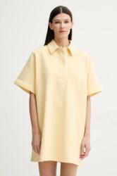 Stand Studio pamut ruha Kennedi sárga, mini, oversize, 66457-8505 - sárga L