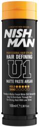 Nish Man Hair Defining Matte Paste Argan matt hajformázó erős, 100 ml - hairpower