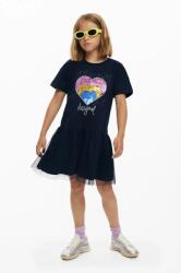 Desigual gyerek ruha sötétkék, mini, harang alakú, 25SGVK14 - sötétkék 104