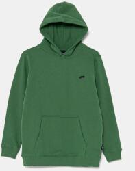 Vans gyerek melegítőfelső pamutból SALTON LOOSE zöld, sima, kapucnis, VN000P5TBR11 - zöld 151-165