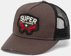 Superdry baseball sapka barna, nyomott mintás, Y9011020A-02A - barna Univerzális méret