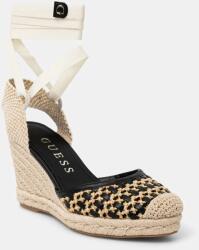 Guess espadrilles CYRENAM fekete, éksarkú, FLJNAM FAB04 - fekete Női 37