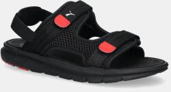 PUMA gyerek szandál Evolve Jr fekete - fekete 35.5