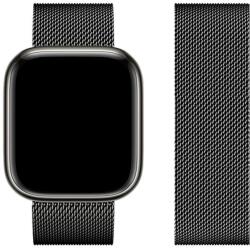 Forcell Milanese Loop - Apple Watch 38/40/41mm fém szíj (fekete)