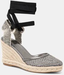 Guess espadrilles CHARMI fekete, éksarkú, FLJCHA FAB04 - fekete Női 36