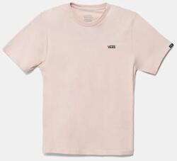 Vans pamut póló LEFT CHEST TEE rózsaszín, nyomott mintás, VN0A4MQ3O3N1 - rózsaszín 151-165