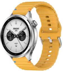 WAVY szilikonszíj Xiaomi Watch S4 sárga