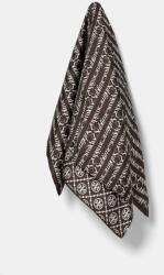 Tory Burch selyem kendő T Monogram Sublime barna, mintás, 167421-245 - barna Univerzális méret