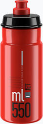 Elite Kerékpáros kulacs Elite Jet 550 ml red/grey logo