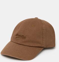 Superdry pamut baseball sapka zöld, sima, W9010193A-ZMY - zöld Univerzális méret
